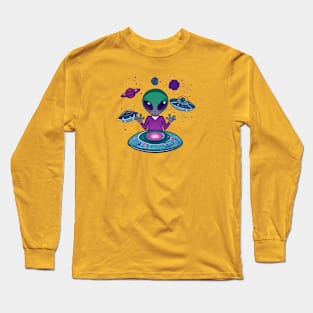 UFO invasion: cosmic conquest Long Sleeve T-Shirt